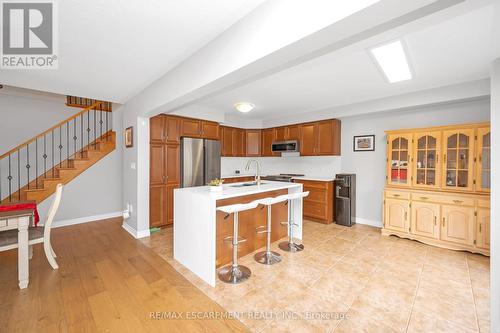 44 Pelech Crescent, Hamilton, ON - Indoor Photo Showing Kitchen With Double Sink