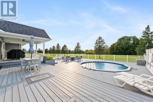 1557 Frankford Stirling Road, Quinte West, ON - Outdoor With Above Ground Pool With Deck Patio Veranda