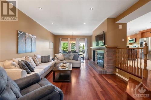 58 Townsend Drive, Ottawa, ON - Indoor Photo Showing Living Room With Fireplace