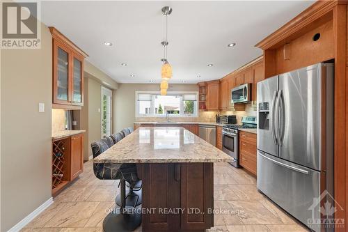 58 Townsend Drive, Ottawa, ON - Indoor Photo Showing Kitchen With Stainless Steel Kitchen With Upgraded Kitchen