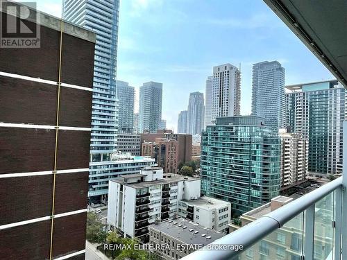 1408 - 195 Redpath Avenue, Toronto, ON - Outdoor With Balcony