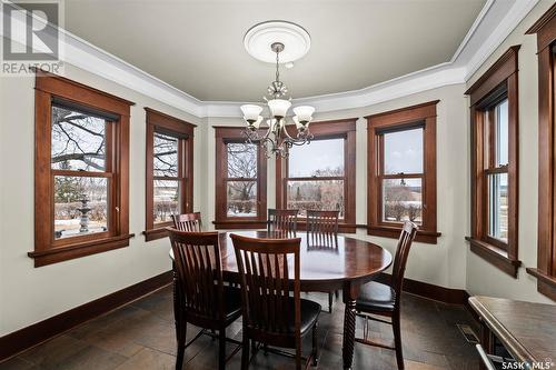 Thompson Acreage, Prince Albert Rm No. 461, SK - Indoor Photo Showing Dining Room