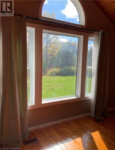 Living room window view - 20 Cape Hurd Road S, Tobermory, ON - Indoor Photo Showing Other Room