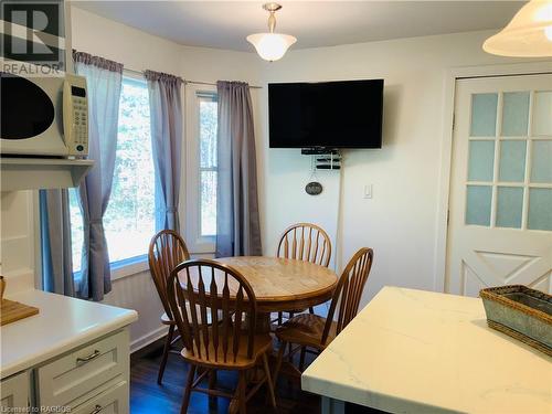 Eat in kitchen with mud room access - 20 Cape Hurd Road S, Tobermory, ON - Indoor Photo Showing Dining Room