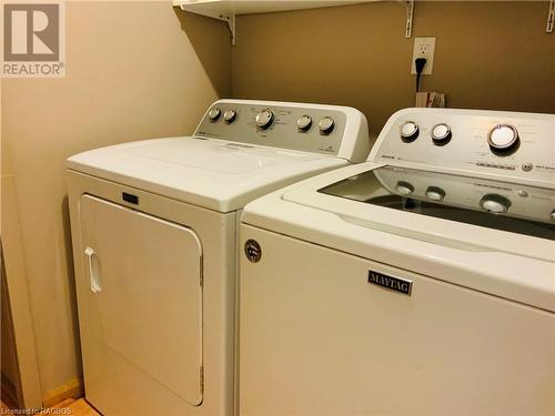 Washer & Dryer included - 20 Cape Hurd Road S, Tobermory, ON - Indoor Photo Showing Laundry Room