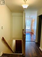 Stair access to lower floor from kitchen - 