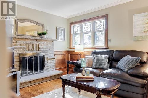 716 Cameron Court, Mississauga, ON - Indoor Photo Showing Living Room With Fireplace