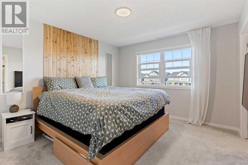 Primary Bedroom - 138 Midgrove Greenway Sw, Airdrie, AB - Indoor Photo Showing Bedroom