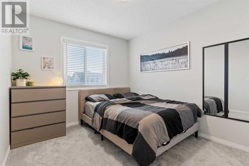 Bedroom #2 - 138 Midgrove Greenway Sw, Airdrie, AB - Indoor Photo Showing Bedroom