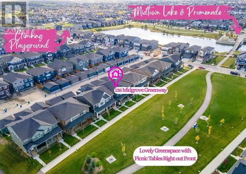 138 Midgrove Greenway Sw, Airdrie, AB -  With View