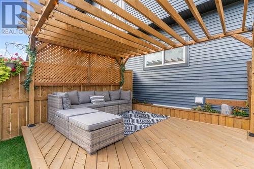 138 Midgrove Greenway Sw, Airdrie, AB - Outdoor With Deck Patio Veranda With Exterior