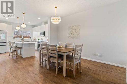 138 Midgrove Greenway Sw, Airdrie, AB - Indoor Photo Showing Dining Room