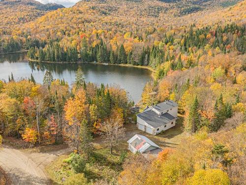 Overall view - 44 Ch. Paquette, Val-Des-Lacs, QC - Outdoor With Body Of Water With View