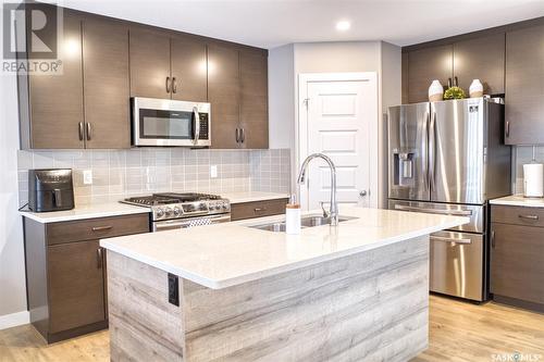 309 Germain Manor, Saskatoon, SK - Indoor Photo Showing Kitchen With Double Sink With Upgraded Kitchen