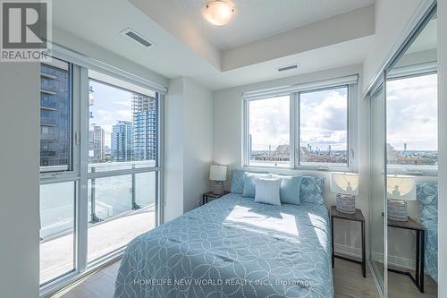 1009 - 8 Nahani Way, Mississauga, ON - Indoor Photo Showing Bedroom