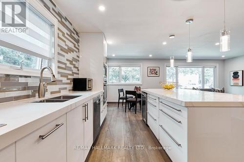 36 Farley Crescent, Toronto, ON - Indoor Photo Showing Kitchen With Double Sink With Upgraded Kitchen