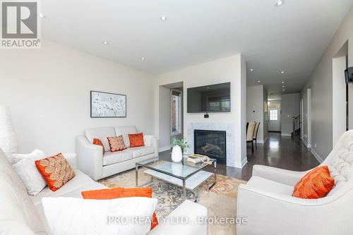 71 Little Britain Crescent, Brampton, ON - Indoor Photo Showing Living Room With Fireplace