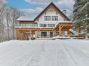 FaÃ§ade - 48 Ch. Coutu, Saint-Donat, QC  - Outdoor With Deck Patio Veranda 