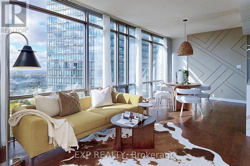 3203 - 38 Grenville Street, Toronto, ON - Indoor Photo Showing Living Room