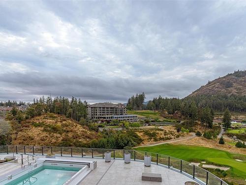 1504-2000 Hannington Rd, Langford, BC - Outdoor With In Ground Pool With View