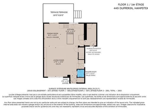 Drawing (sketch) - 449 Rue Dufferin, Hampstead, QC - Other