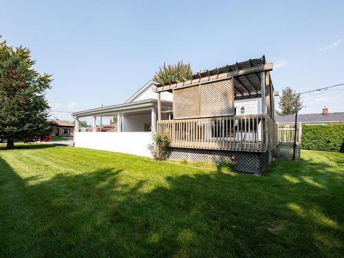 Backyard - 224 Rue Boisvert, Saint-Constant, QC - Outdoor With Deck Patio Veranda