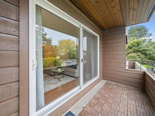 205-1571 Mortimer St, Saanich, BC - Outdoor With Deck Patio Veranda With Exterior