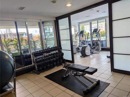 1405-707 Courtney St, Victoria, BC - Indoor Photo Showing Gym Room