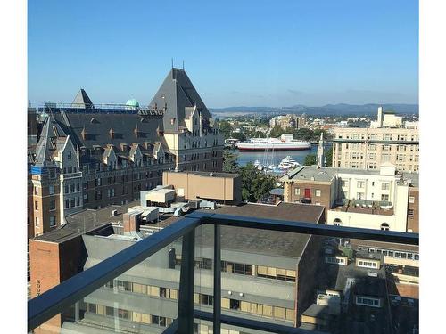 1405-707 Courtney St, Victoria, BC - Outdoor With Balcony With View