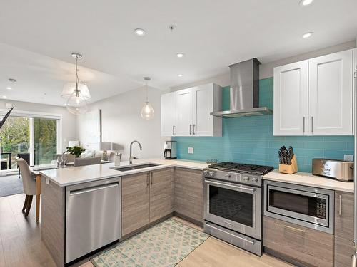 308-1820 Maple Ave South, Sooke, BC - Indoor Photo Showing Kitchen With Double Sink With Upgraded Kitchen