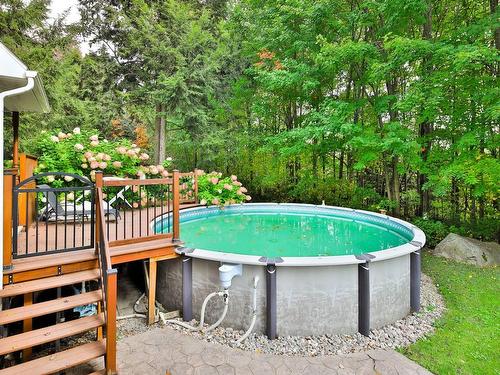 Pool - 1408Z Rue Laplante, Saint-Valérien-De-Milton, QC - Outdoor With Above Ground Pool