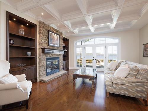 Living room - 58 Rue Main, Hudson, QC - Indoor Photo Showing Living Room With Fireplace