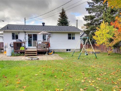 Back facade - 134 Rue Dorion, Val-D'Or, QC - Outdoor With Deck Patio Veranda