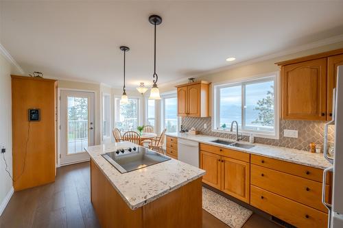 1380 Smethurst Road, Naramata, BC - Indoor Photo Showing Kitchen With Double Sink