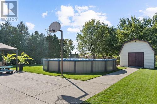 1102 Second Concession Road North, Amherstburg, ON - Outdoor With Above Ground Pool With Backyard