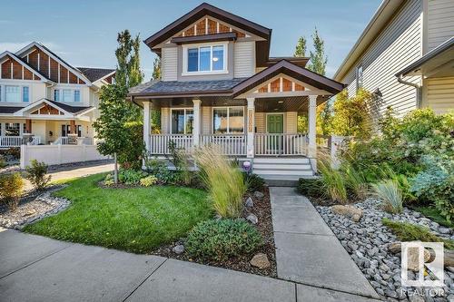 7637 Schmid Cr Nw, Edmonton, AB - Outdoor With Deck Patio Veranda With Facade