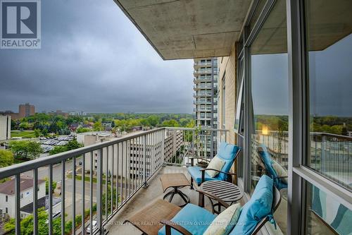 908 - 191 King Street S, Waterloo, ON - Outdoor With Balcony With View With Exterior