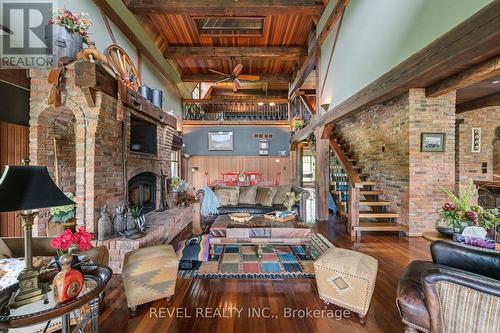 3111 Faywell Road, Pelham, ON - Indoor With Fireplace