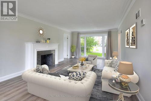 23 James Street N, Waterloo, ON - Indoor Photo Showing Living Room With Fireplace