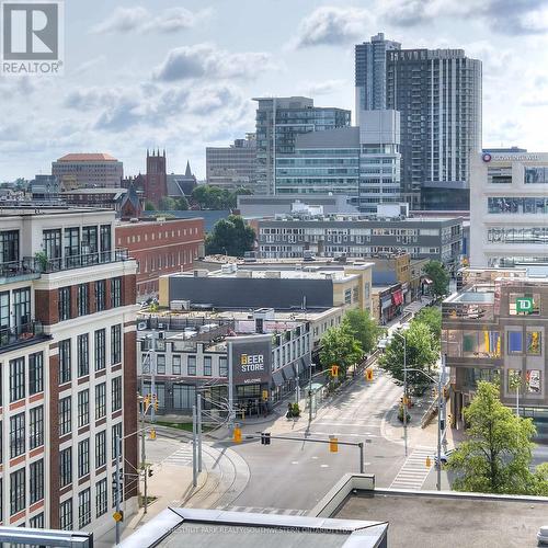 1602 - 1 Victoria Street S, Kitchener, ON - Outdoor With Balcony With View