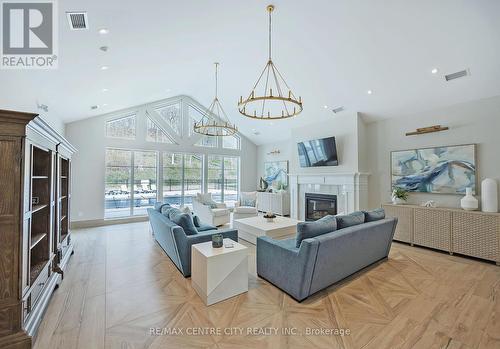 429 George Street, Central Elgin (Port Stanley), ON - Indoor Photo Showing Living Room With Fireplace