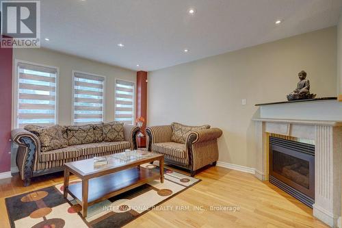 42 Matthew Drive, Vaughan, ON - Indoor Photo Showing Living Room With Fireplace