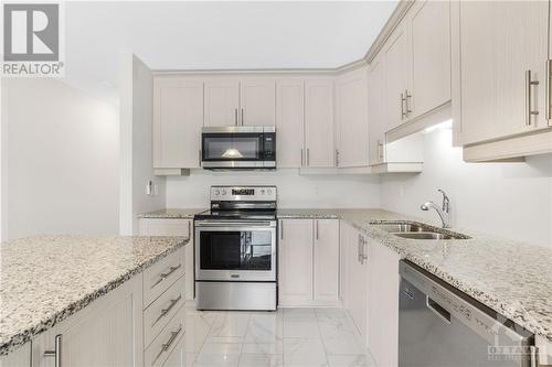 290 Masters Lane Unit#212, Rockland, ON - Indoor Photo Showing Kitchen With Stainless Steel Kitchen With Double Sink With Upgraded Kitchen