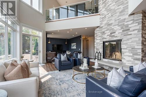 5500 Steeles Avenue W, Milton, ON - Indoor Photo Showing Living Room With Fireplace