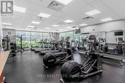 1814 - 155 Legion Road N, Toronto, ON - Indoor Photo Showing Gym Room