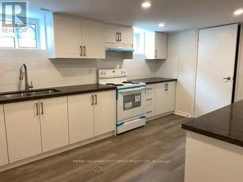 Bsmt - 973 Mink Street, Pickering, ON - Indoor Photo Showing Kitchen With Double Sink