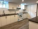 Bsmt - 973 Mink Street, Pickering, ON  - Indoor Photo Showing Kitchen With Double Sink 