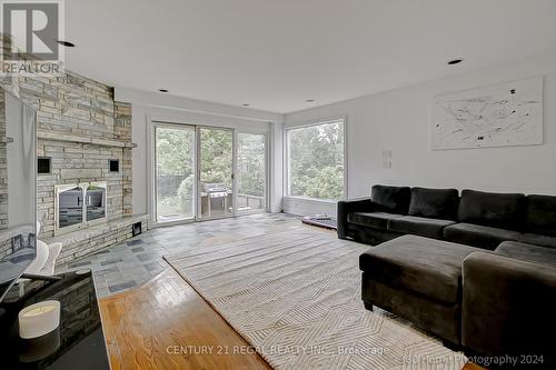 2239 Gerrard Street E, Toronto, ON - Indoor Photo Showing Living Room With Fireplace