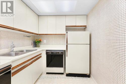 206 - 195 St Patrick Street, Toronto, ON - Indoor Photo Showing Kitchen With Double Sink