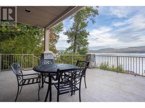 9611 Kilkenny Place, Fintry, BC - Outdoor With Body Of Water With Deck Patio Veranda With Exterior